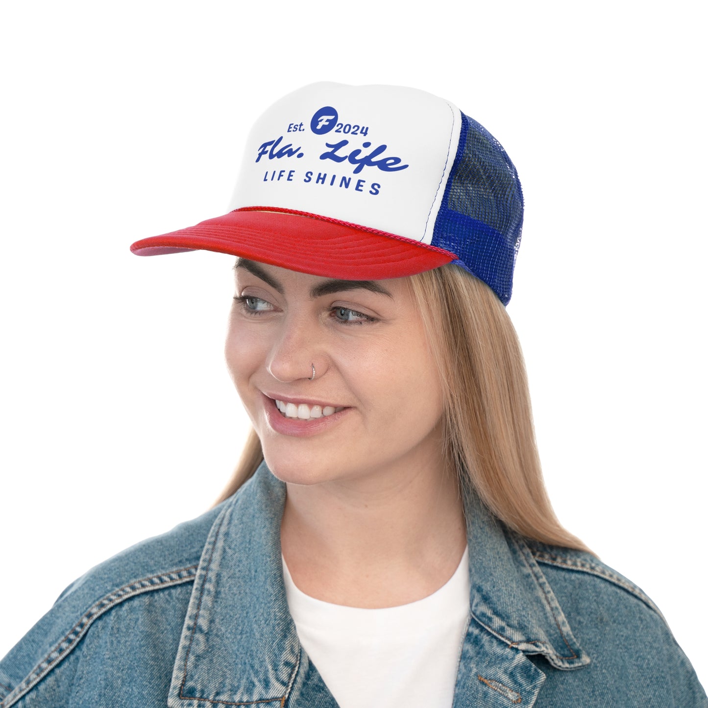 Foam Trucker Caps Blue