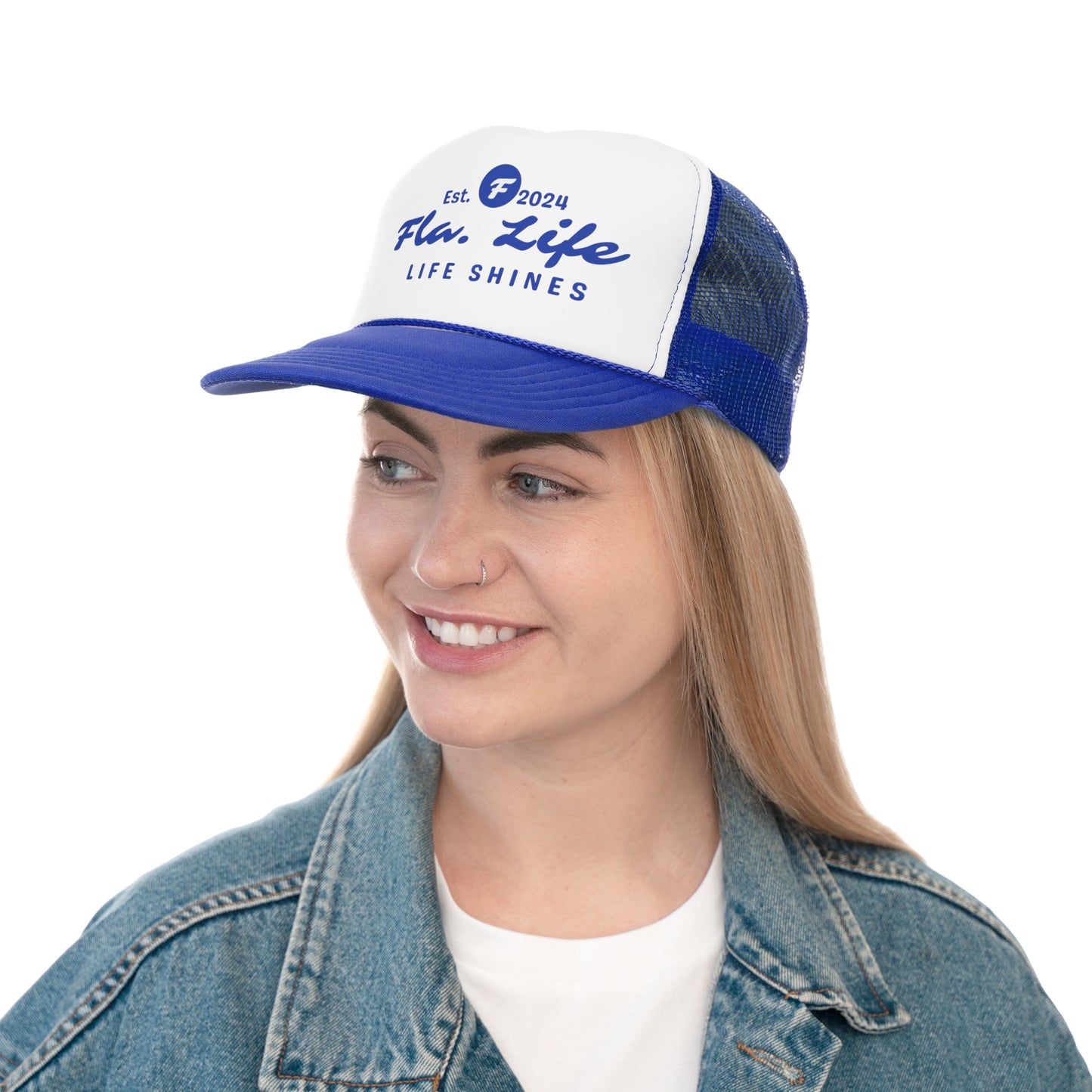 Foam Trucker Caps Blue
