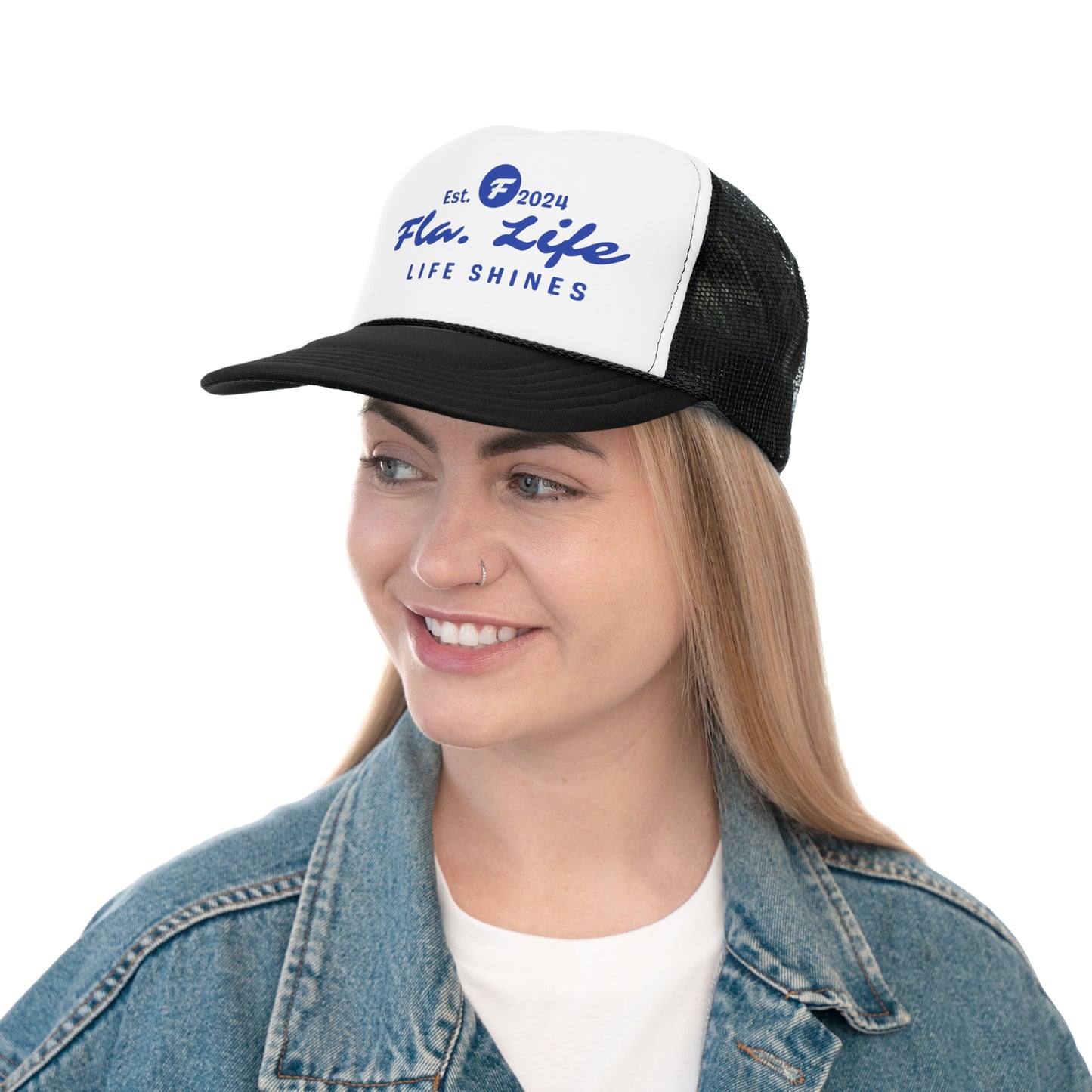 Foam Trucker Caps Blue