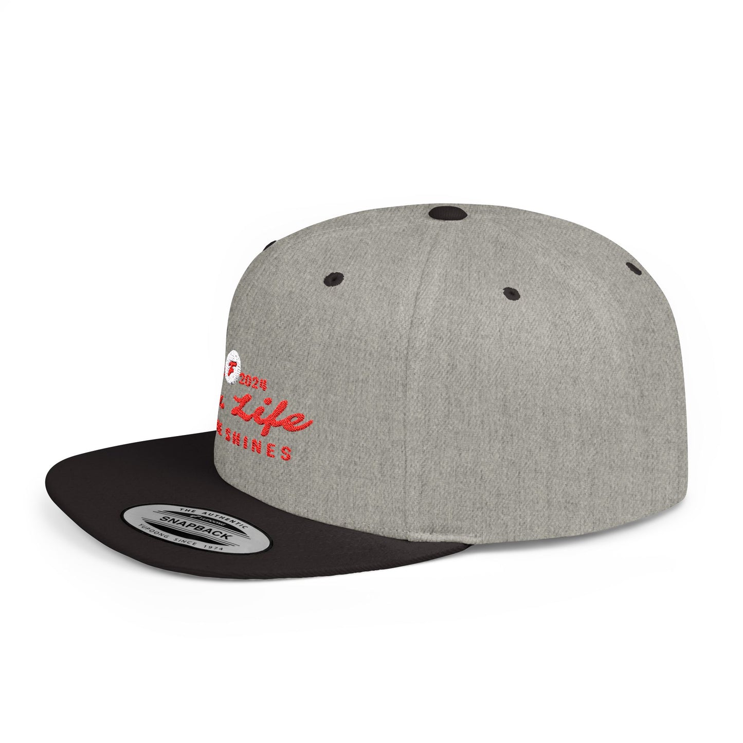 Flat Bill Snapback Red