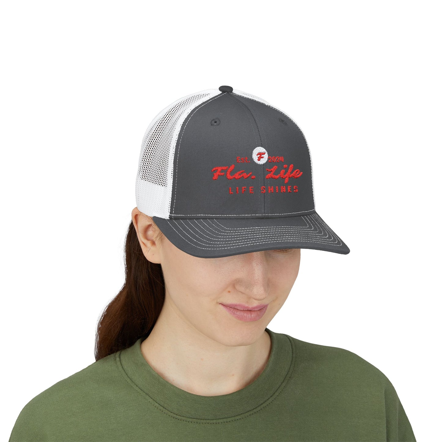 Richardson Trucker Cap Red